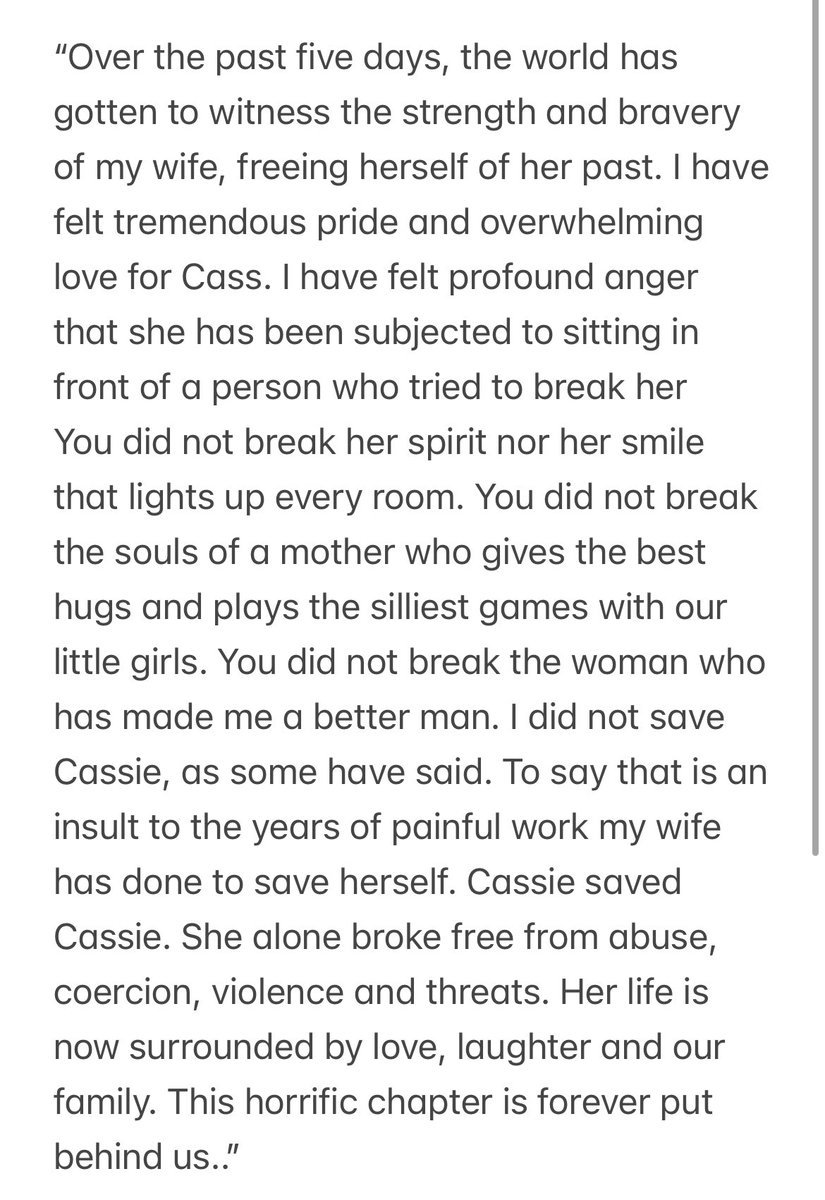 Alex Fine, the man that you are 👏 That’s how you show up for your wife #DiddyTrial #CassieTestimony #AlexFine