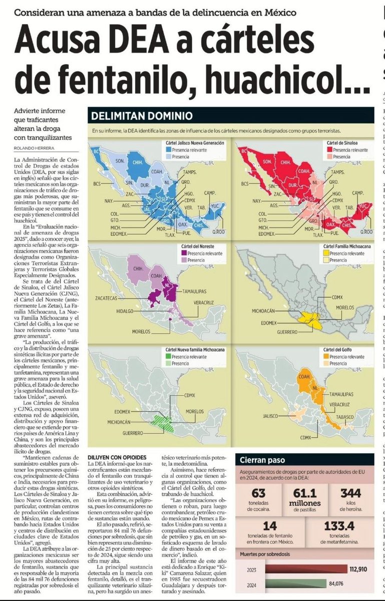 XochitlGalvez's tweet photo. Mientras la DEA investiga el tráfico de drogas y el robo y tráfico de combustible en México, el gobierno de nuestro país prefiere el silencio.

Increíble que no haya ni un solo delincuente ni político de alto nivel detenido por el huachicol fiscal y el narcohuachicol. https://t.co/BD1oDfTelu