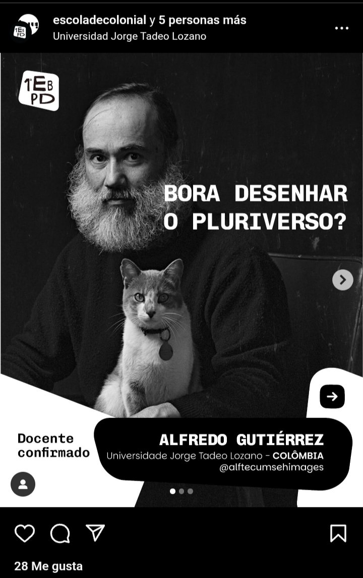 Salvador de Bahía para allá vamos
25-30 AGOSTO DE 2025 UNEB e UFBA
Salvador/BA escoladecolonial.org