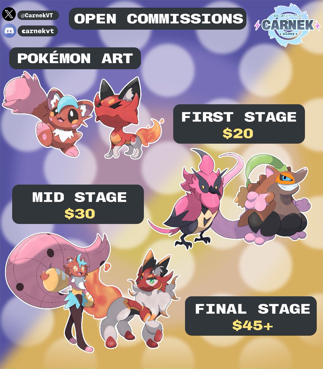 CarnekVT 🎨⚡| OPEN COMMISSIONS tweet media