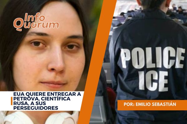quorum_mx's tweet photo. 📣🚨🔎Kseniia #Petrova es una #joven #científica rusa que huyó de su país por ser una crítica de la #guerra #Ucrania - #Rusia y ha trabajado en #Harvard desde 2023. En febrero fue #detenida por el #ICE, #EUA le ha imputado dos cargos y busca deportarla.
https://t.co/q1UqHBL73o https://t.co/dt6aiM39N2