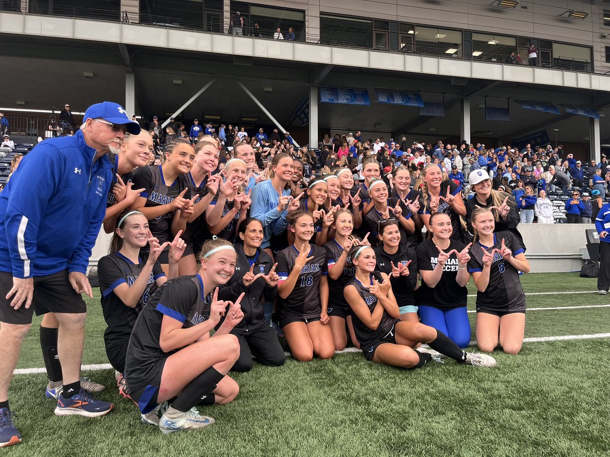 MSottileTV's tweet photo. FINAL | Omaha Marian 2, Bellevue West 0

The Crusaders punch a ticket to the state title game for the first time since 2019. 🎟️ 🏆

@KETV | @MarianHSSoccer | #nebpreps https://t.co/VUvH9mROM0