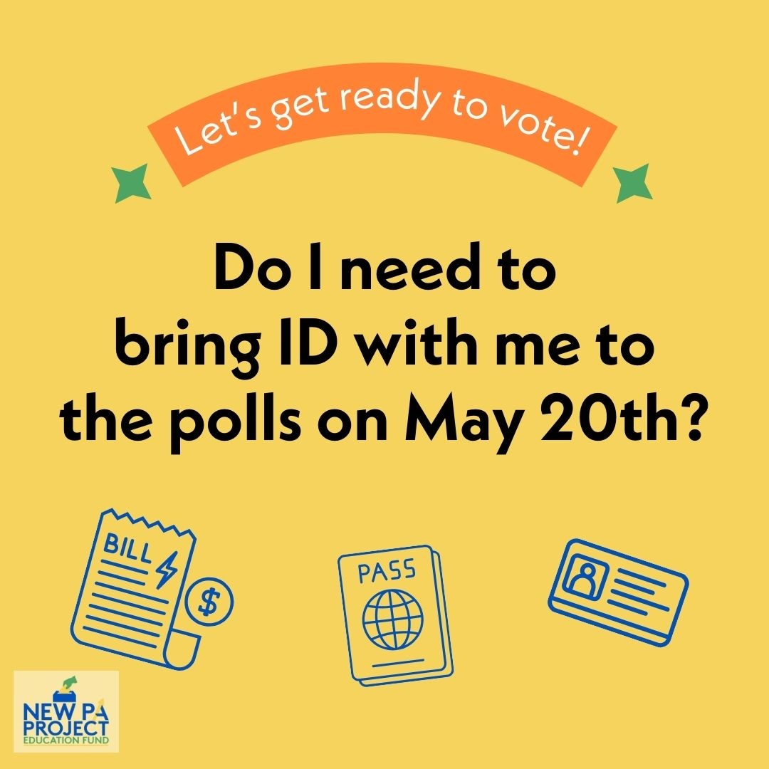 NPPEdFund's tweet image. Do you need to bring ID with you to the polls?

Only if you're a first-time voter, or if you moved within PA and are voting for the first time at a new polling place.

Find a list of valid IDs:
pa.gov/agencies/vote/…

#VoterEducation #GoVotePA