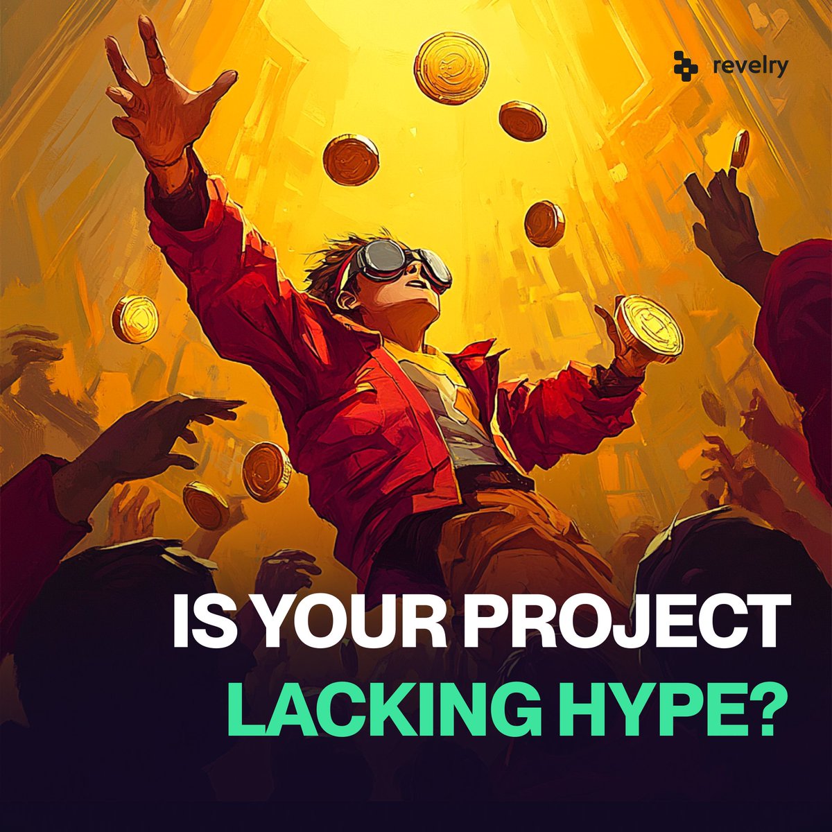 revelrybot's tweet photo. “Is your project lacking hype?” 🚨
Time to turn up the energy with Revelry! 🎮
We bring fun games and rewards to your Telegram community.
Want to see what the hype’s all about? Join us on Telegram and let’s talk collaboration! 🔥
👉 https://t.co/crpyxPeeWu
#RevelryBot https://t.co/4zBAjfZhUe
