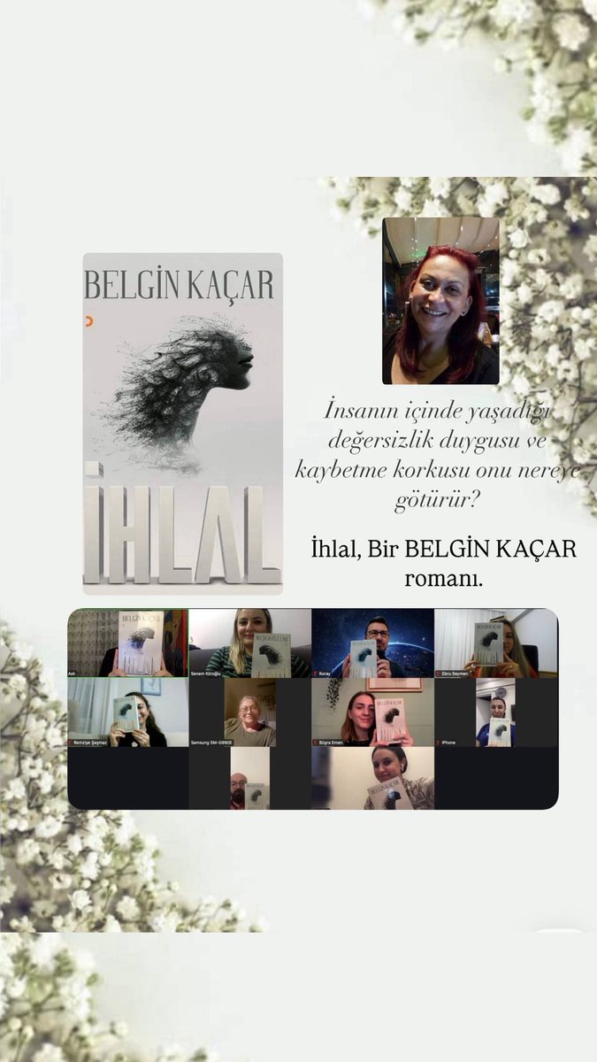 MilsanK's tweet photo. Bu akşam kitap kulübümüzde çok değerli bir ismi sevgili Belgin Kaçar’ı ağırladık. İhlal romanınla ilgili iki oturumluk çok güzel bir toplantı yaptık. Birlikte kitap okumak ve bu kitaplarla ilgili insanlarla konuşmak çok güzel bir duygu. 

https://t.co/zxeL54e0wm

#reklam değildir https://t.co/f19CM0e1d3