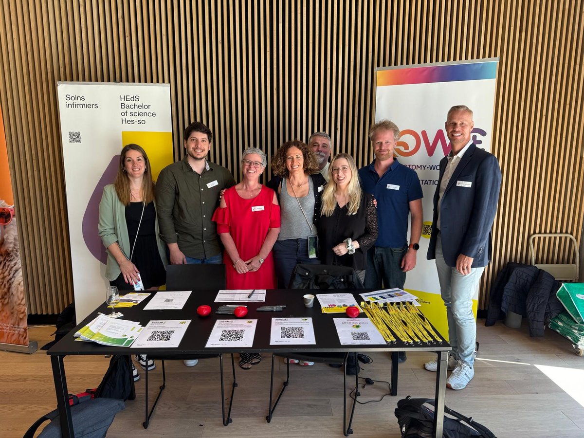 At our annual wound care Congress - French speaking section