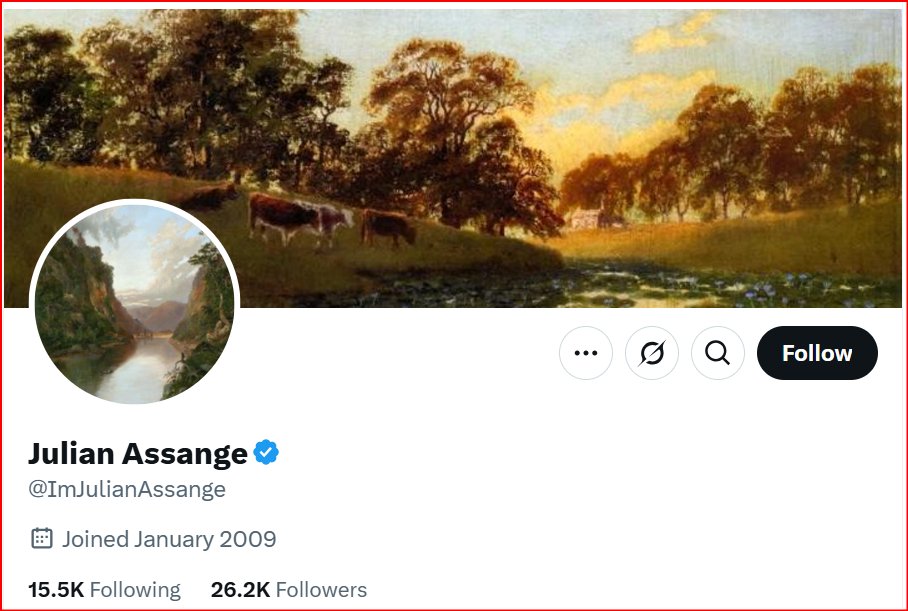 Michelle #PardonAssange #FreePalestinianPrisoners! tweet media