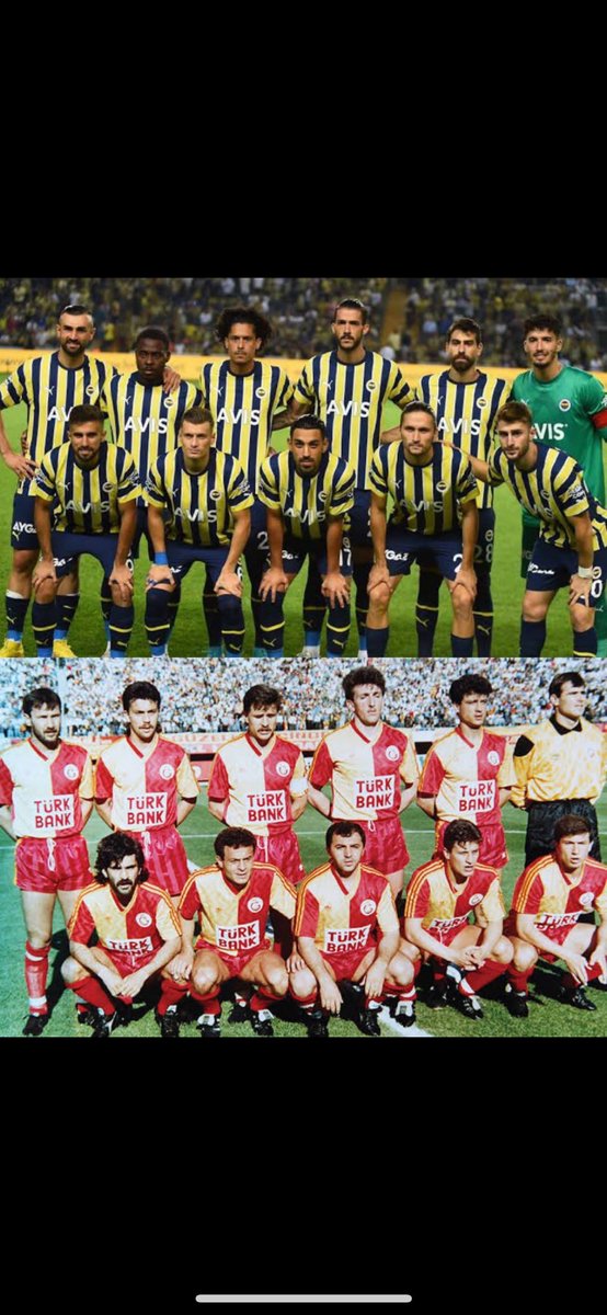 Fenerbahçe ve Galatasaray’ın 7. Türkiye Kupasını kazanan kadroları..
Gülmeyin ayıptır 😂😂😂😂