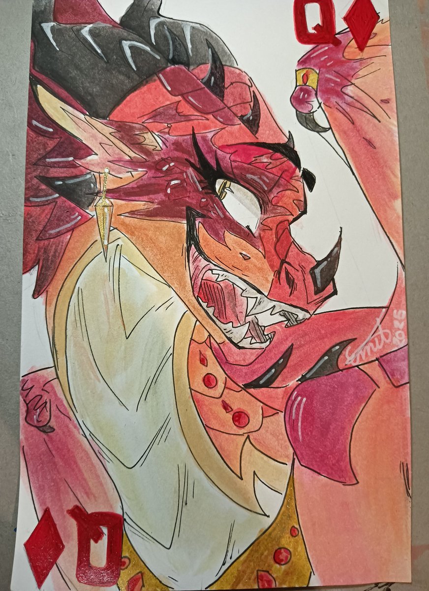 Ocamy_24's tweet photo. WHO IS THIS DIVA!!?✨
Fanart of Queen Scarlet on my style, hope you like it!!
#wingsoffire https://t.co/BGe4YScxUQ