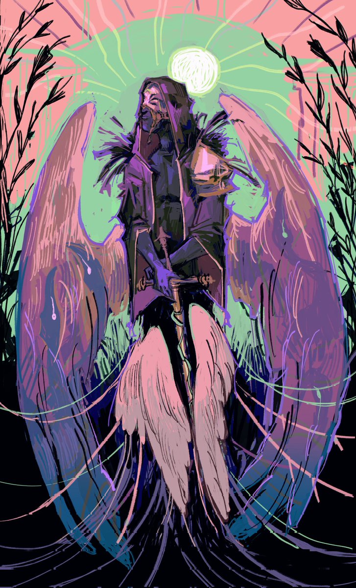 Mochighoul666's tweet photo. 𝕰𝖛𝖊𝖓 𝖎𝖓 𝖆𝖗𝖈𝖆𝖉𝖎𝖆.🪶
#sleeptokenfanart #EvenInArcadia https://t.co/SPpBhTkYlJ