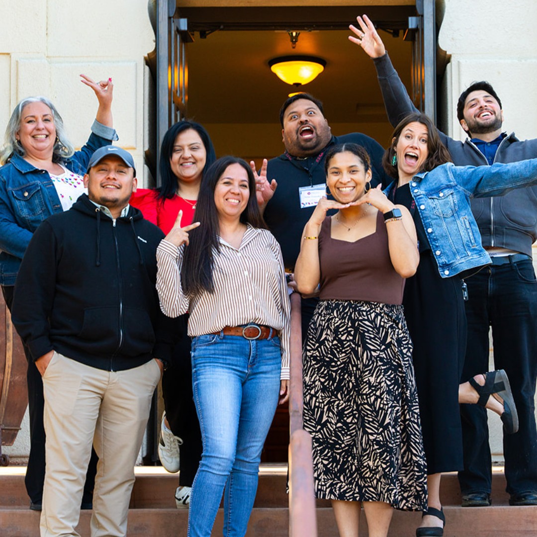 Chavez_Fndn's tweet photo. “Help us love even those who hate us so we can change the world.” ❤️
This week, CCF staff united to learn, connect, and honor Cesar’s legacy of love, service, and transformation.
#CesarChavezFoundation #SiSePuede #CCFConvocation25 https://t.co/65l6ikRBVY