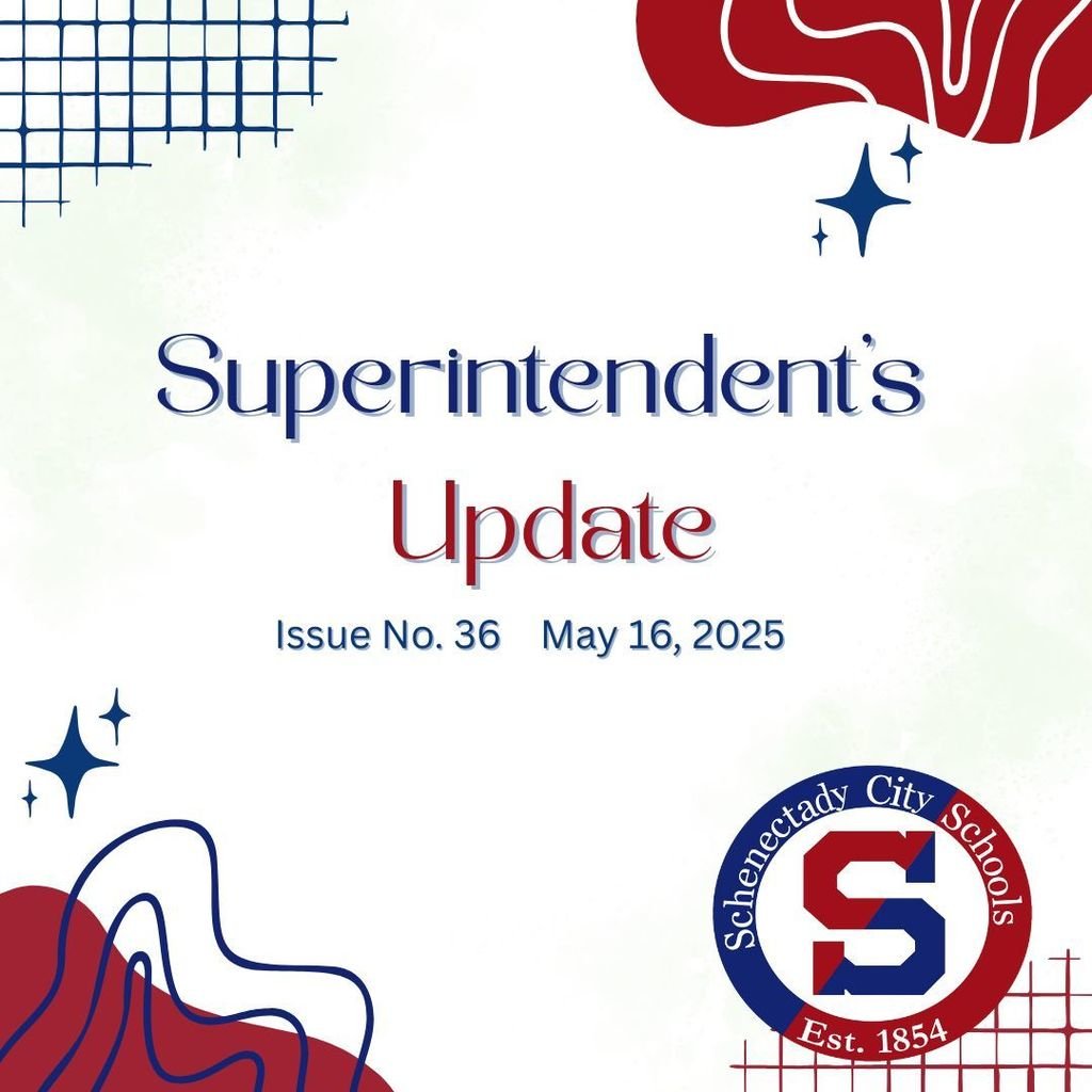 Please click on the link to open Superintendent Cotto's update for this week:  schenectadyschools.org/o/scsd/page/di…

Have a great weekend.