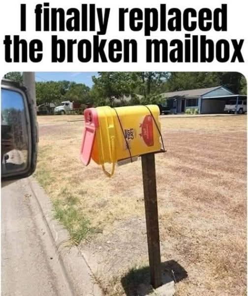 Neilfan12's tweet image. 👨‍🌾🐱📭 #Redneck #Mailbox #LifeHack 📭🐱👨‍🌾