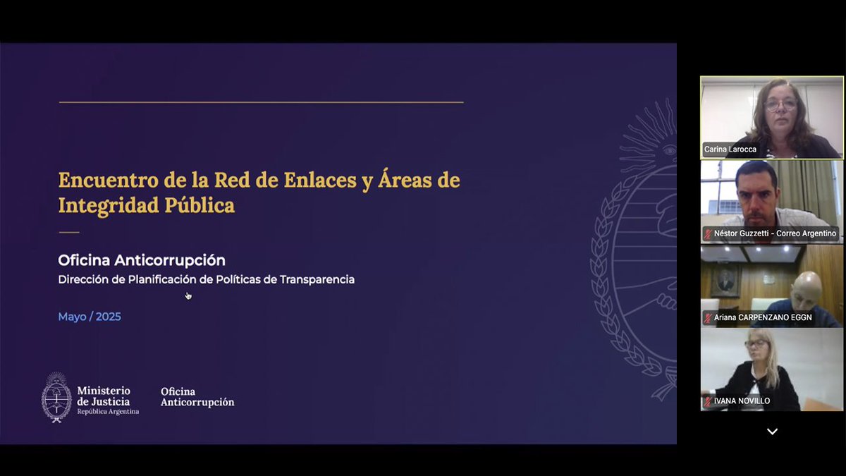 Encuentro de la Red de Enlaces y Áreas de Integridad del Poder Ejecutivo Nacional
argentina.gob.ar/noticias/encue…