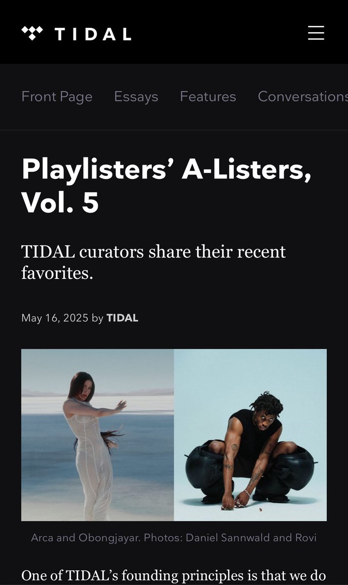 Breezyb215's tweet image. Shoutout to @TIDAL for including @darielamant at the top of this list!!
🔥🔥🔥 tidal.com/magazine/artic…