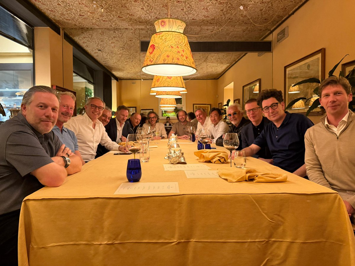 Fantastic dinner in Imola in great company. What an amazing city; always a pleasure to come here.