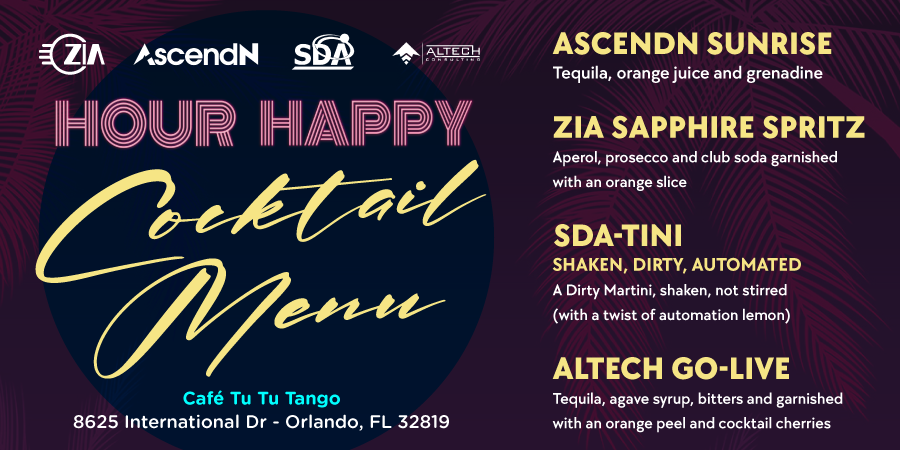 Join us for a fun filled happy hour at SAP Sapphire &amp; ASUG Annual Conference in Orlando
Come hang with us on May 20, 2025 | 5:00 - 7:30 PM EST | Cafe Tu Tu Tango - 8625 International Drive, Orlando FL 32819. Free food, drinks, and amazing raffle prizes.
forms.gle/KqVjLHySxPo8M9…