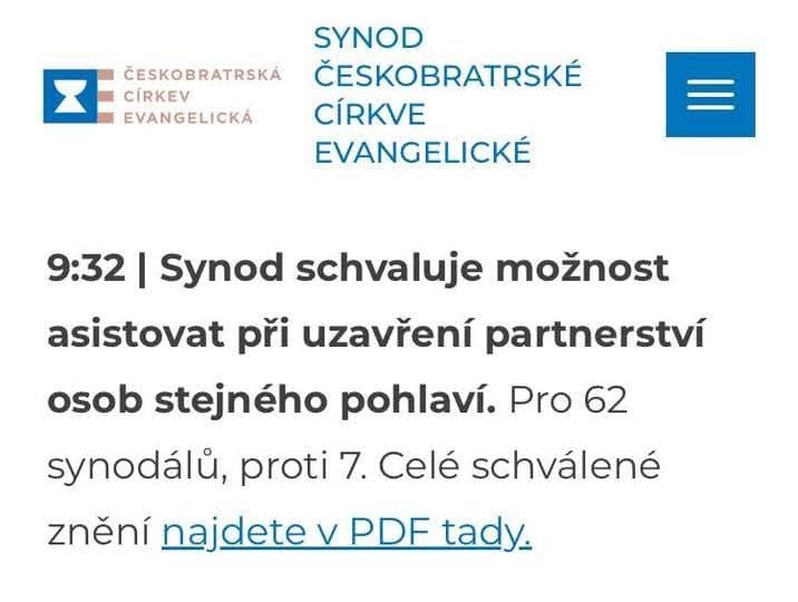 PetrJanVins's tweet image. Gratuluji @Ecirkev k dobrému rozhodnutí umožnit církevní sňatky (tj. uzavření statně platného partnerství církevním obřadem) i pro osoby stejného pohlaví. Zatím jsme v české ekumeně tedy s mou domovskou starokatolickou církví dvě, které toto umožňují. Kdo se přidá příště?