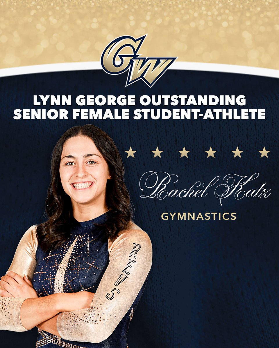 GW Sports (@gwsports) on Twitter photo Congratulations to <a href="/GW_Gymnastics/">GW Gymnastics</a>' Rachel Katz, who earned the Lynn George Outstanding Female Student-Athlete Award!
#RaiseHigh Congratulations to <a href="/GW_Gymnastics/">GW Gymnastics</a>' Rachel Katz, who earned the Lynn George Outstanding Female Student-Athlete Award!
#RaiseHigh