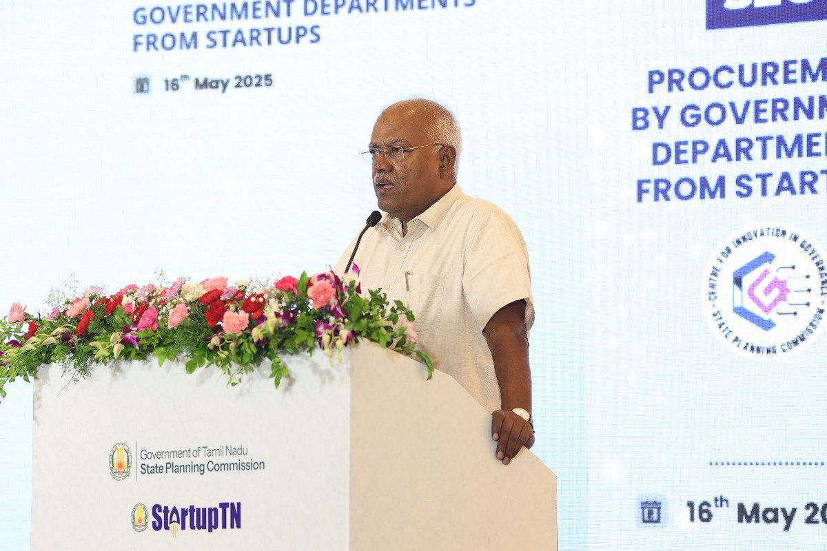 TNCIG_SPC's tweet photo. The Centre for Innovation in Governance TNCIG  of Tamil Nadu State Planning Commission in collaboration with StartupTN  organised a workshop on ‘Procurement by Government Departments from Startups’ today. https://t.co/zwkxLOOGRf