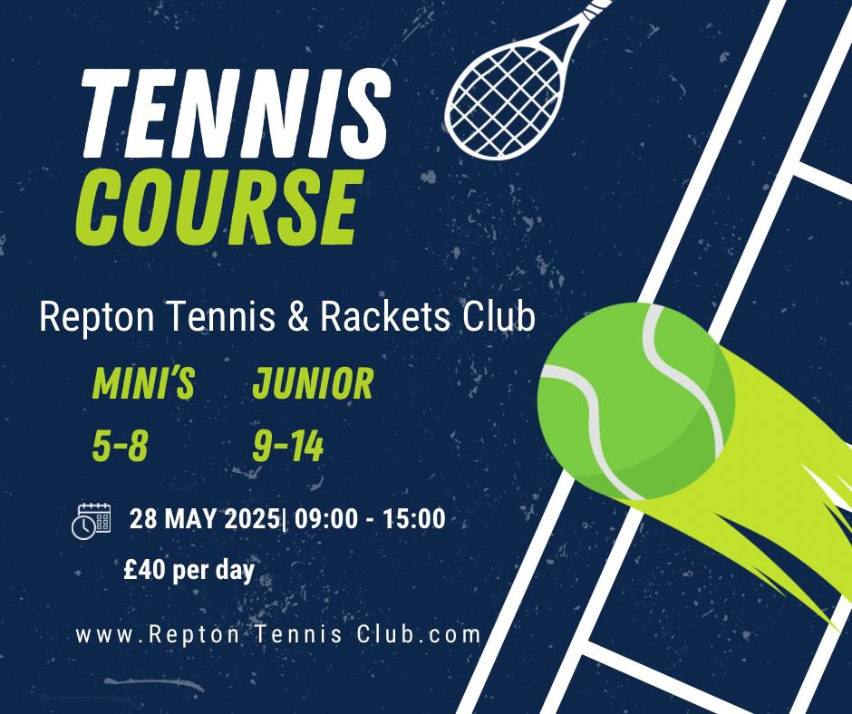 Looking for Half Term plans…?

Look no further 😎🎾

Link to book your place: 
clubspark.lta.org.uk/ReptonRacketsC…