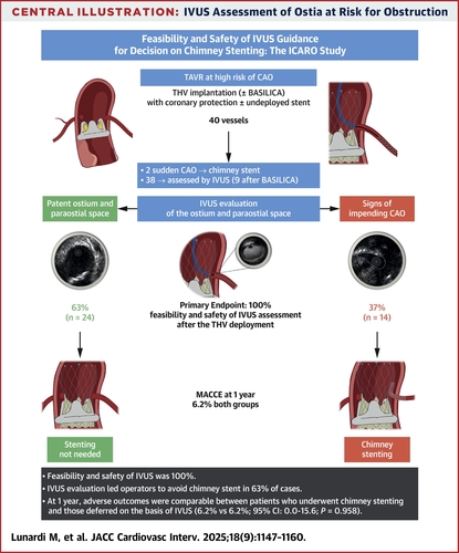 American College of Cardiology (@accintouch) on Twitter photo The use of IVUS to assess the coronary ostia at high risk for coronary artery obstruction (CAO) after #TAVR is feasible, safe and potentially lifesaving, according to results from the ICARO study published in #JACCINT.
Read more: bit.ly/4dj4MTs #cvSurg <a href="/JACCJournals/">JACC Journals</a> The use of IVUS to assess the coronary ostia at high risk for coronary artery obstruction (CAO) after #TAVR is feasible, safe and potentially lifesaving, according to results from the ICARO study published in #JACCINT.
Read more: bit.ly/4dj4MTs #cvSurg <a href="/JACCJournals/">JACC Journals</a>