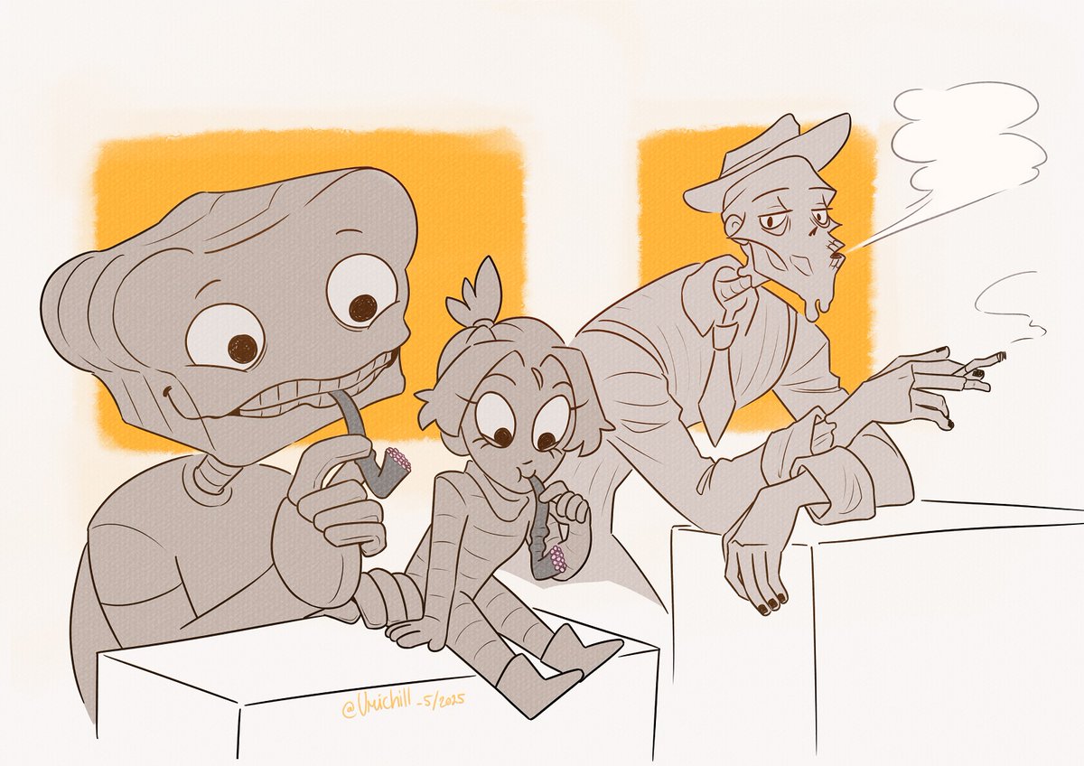 Umichill's tweet image. Smoke break from babysitting
The kids get a lakupiippu each to feel included
#gaslightdistrict
