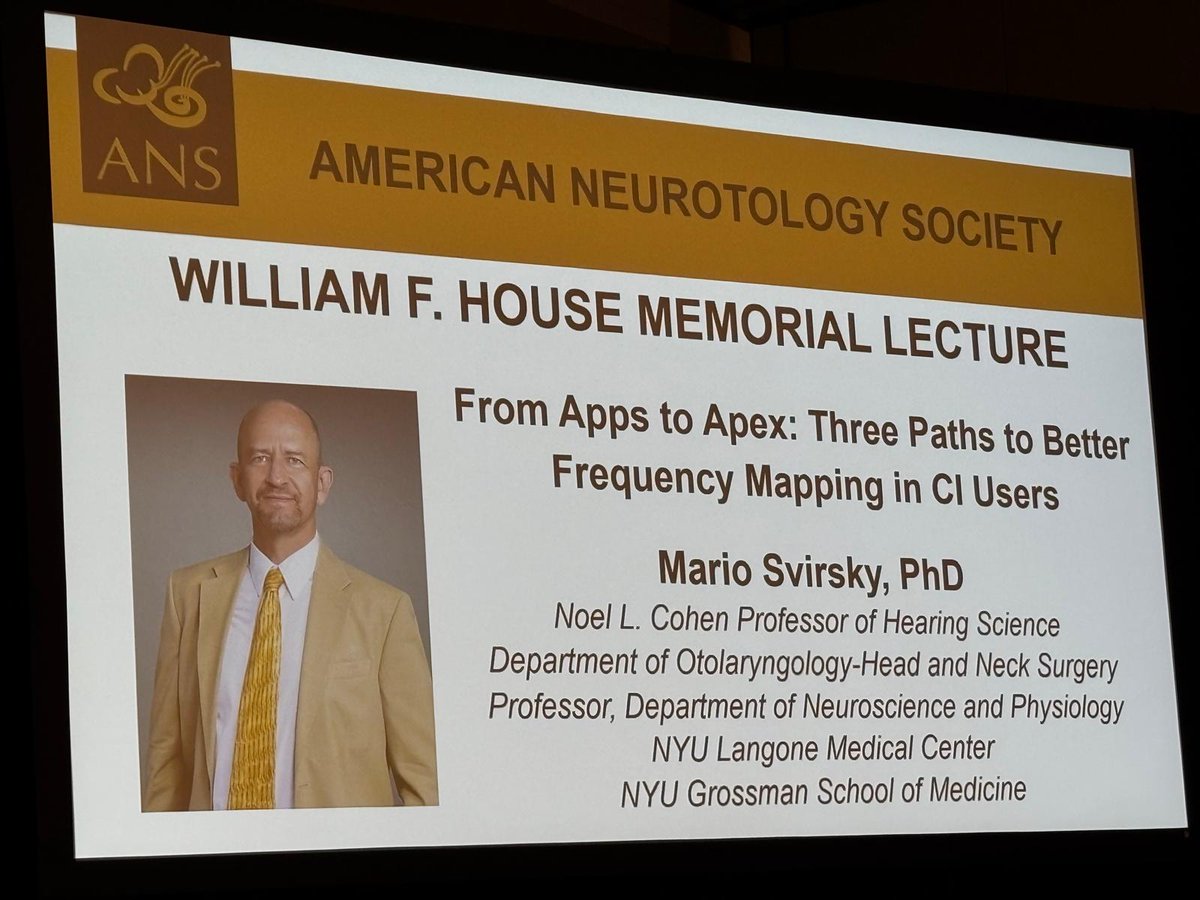 American Neurotology Society tweet media