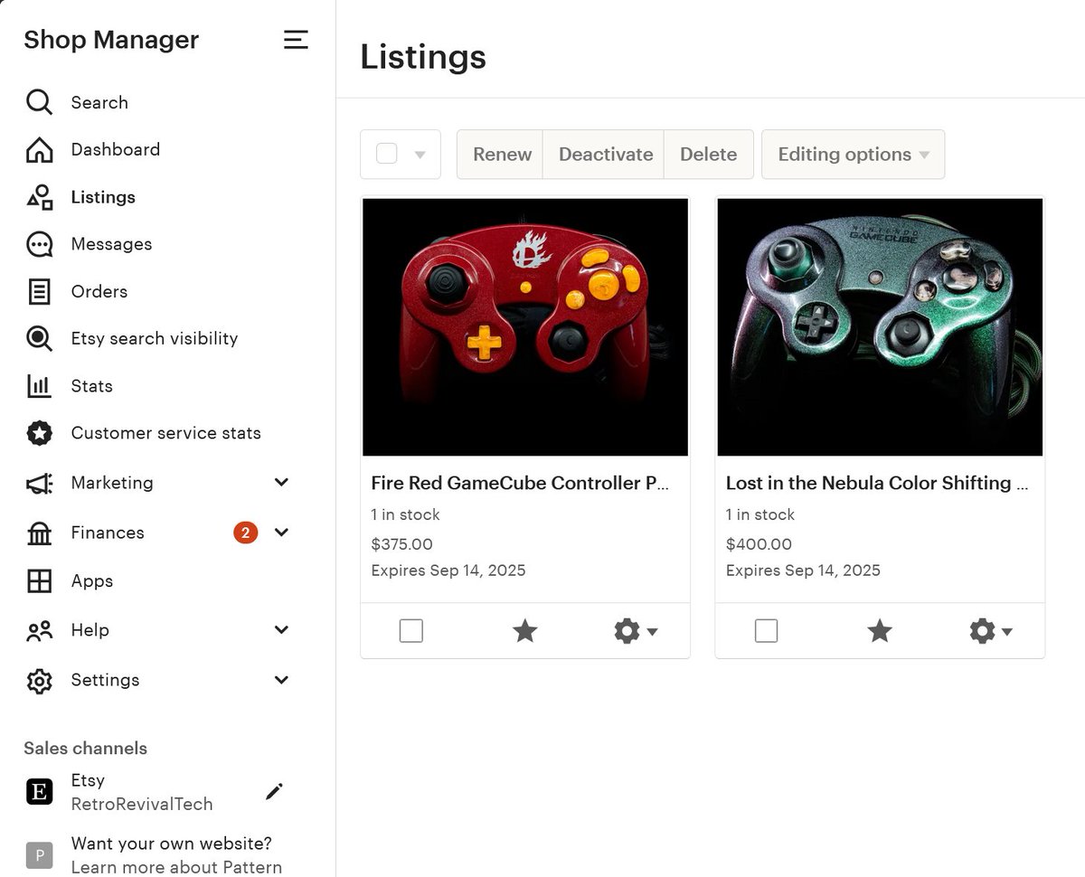 RetroRevivers's tweet image. We are officially on Etsy! Check us out at retrorevivaltech.etsy.com, we'll have all our future listings on here as well as on our own website.