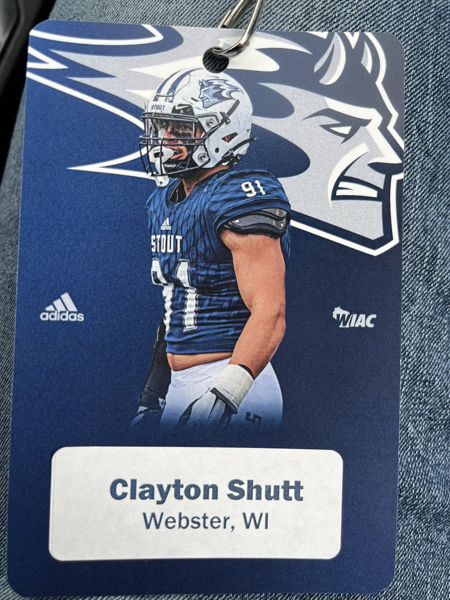 Clayton shutt (@clayton_shutt) on Twitter photo Had an awesome time visiting <a href="/UWStoutFootball/">UW-Stout Football</a>! Can’t wait to be back! <a href="/CoachDestache/">Travis Destache</a>
<a href="/PrepRedzoneWI/">Prep Redzone Wisconsin</a> <a href="/MJ_NFLDraft/">Mark Johnson</a> Had an awesome time visiting <a href="/UWStoutFootball/">UW-Stout Football</a>! Can’t wait to be back! <a href="/CoachDestache/">Travis Destache</a>
<a href="/PrepRedzoneWI/">Prep Redzone Wisconsin</a> <a href="/MJ_NFLDraft/">Mark Johnson</a>