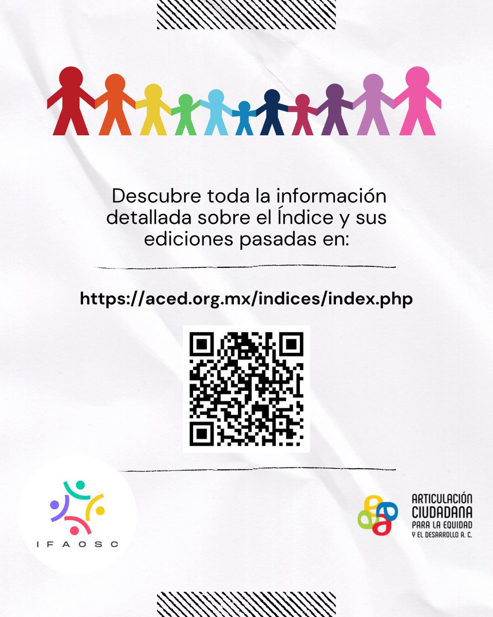 🚨 ¡Ya está aquí el Índice de Fomento a las OSC 2023! 
💡Descarga el reporte completo ahora: aced.org.mx/indice2023/doc…

#IFAOSC #OSC #SociedadCivil #México #ImpactoSocial