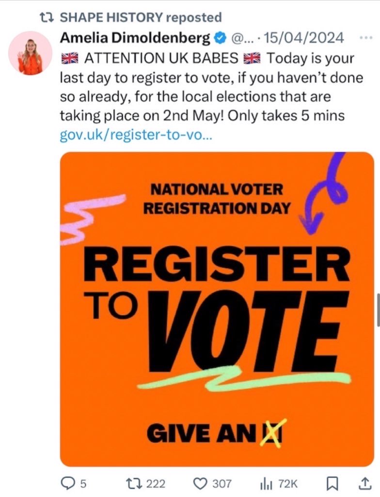 CharlotteCGill's tweet photo. His daughter is Amelia Dimoldenberg of Chicken Shop Date. I only found out when researching Mete Coban’s youth democracy charity @mylifemysay, which Alastair Campbell helped him set up. Dimoldenberg Jr promoted its campaign for youth voters - and said she backed Sadiq Khan. https://t.co/4a9HyDq1rV