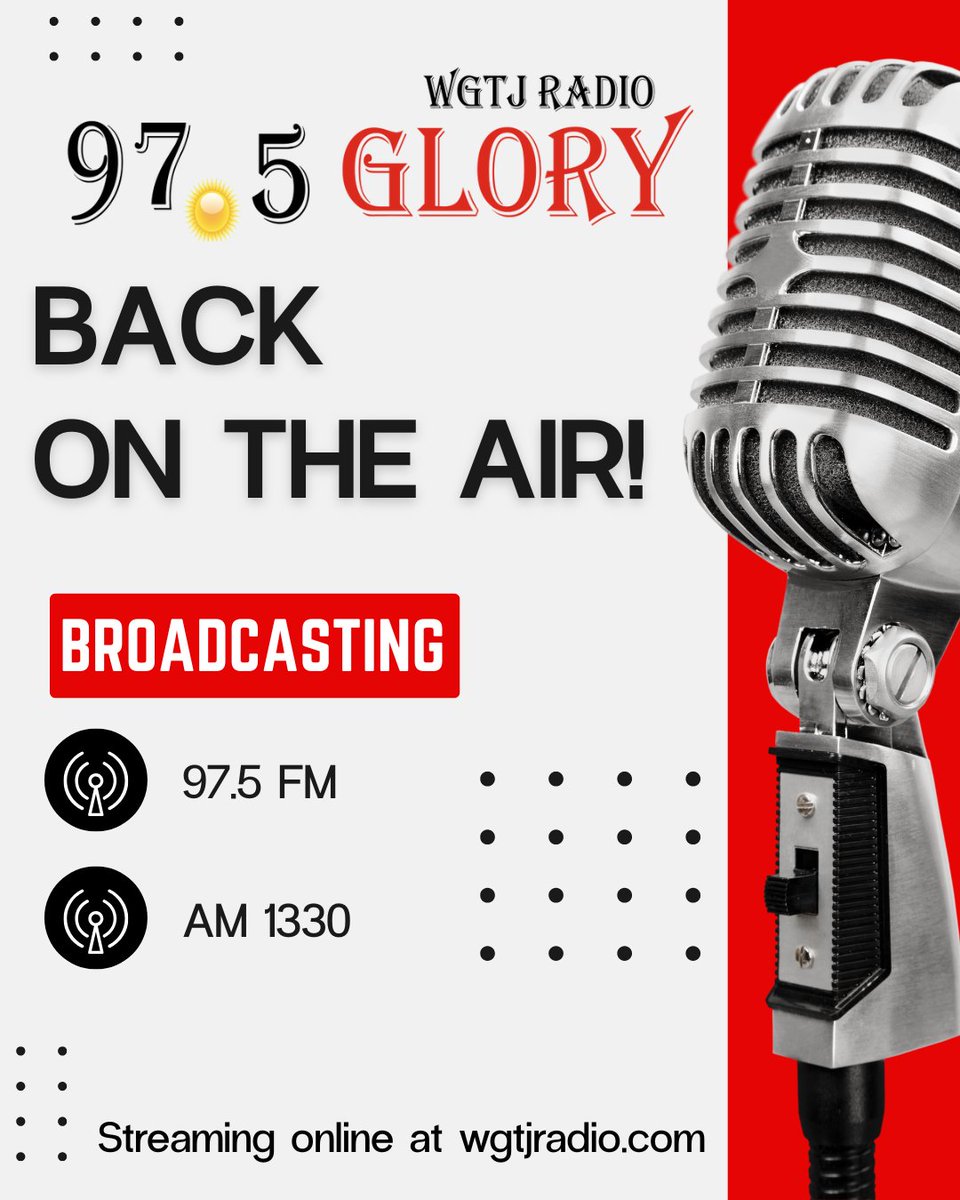 WGTJ Radio tweet media