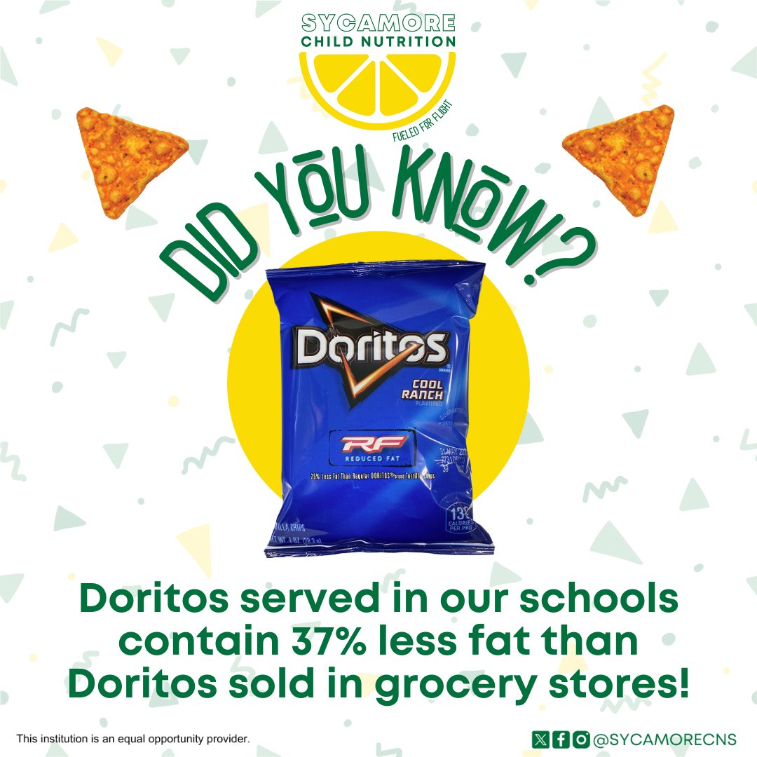 Sycamore Child Nutrition (@sycamorecns) on Twitter photo Crunch with less guilt with our a la carte items in the cafeteria! 👍🏽
<a href="/SycamoreSchools/">Sycamore Schools</a> #WeAreAviators #SycamoreOH #SycamoreOhio #Sycamore #OHschools #HamiltonCounty Crunch with less guilt with our a la carte items in the cafeteria! 👍🏽
<a href="/SycamoreSchools/">Sycamore Schools</a> #WeAreAviators #SycamoreOH #SycamoreOhio #Sycamore #OHschools #HamiltonCounty