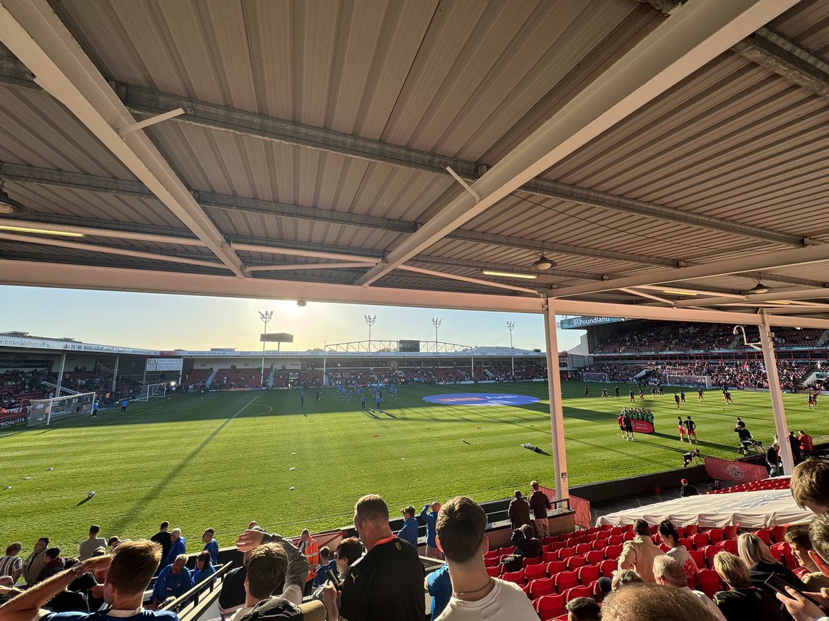 First season back in the EFL … would have taken that at the start of the season!