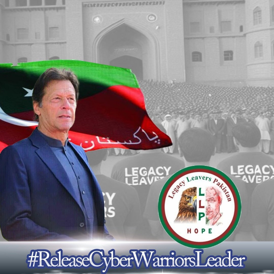 Team Legacy leavers (@legacyleavers_) on Twitter photo Cyber Warriors unite and amplify the call for justice Imran Khan our true leader must be released immediately.His voice echoes the aspirations of millions We demand fairness democracy and the return of rightful leadership to Pakistan
<a href="/LegacyLeavers_/">Team Legacy leavers</a>
#ReleaseCyberWarriorsLeader Cyber Warriors unite and amplify the call for justice Imran Khan our true leader must be released immediately.His voice echoes the aspirations of millions We demand fairness democracy and the return of rightful leadership to Pakistan
<a href="/LegacyLeavers_/">Team Legacy leavers</a>
#ReleaseCyberWarriorsLeader