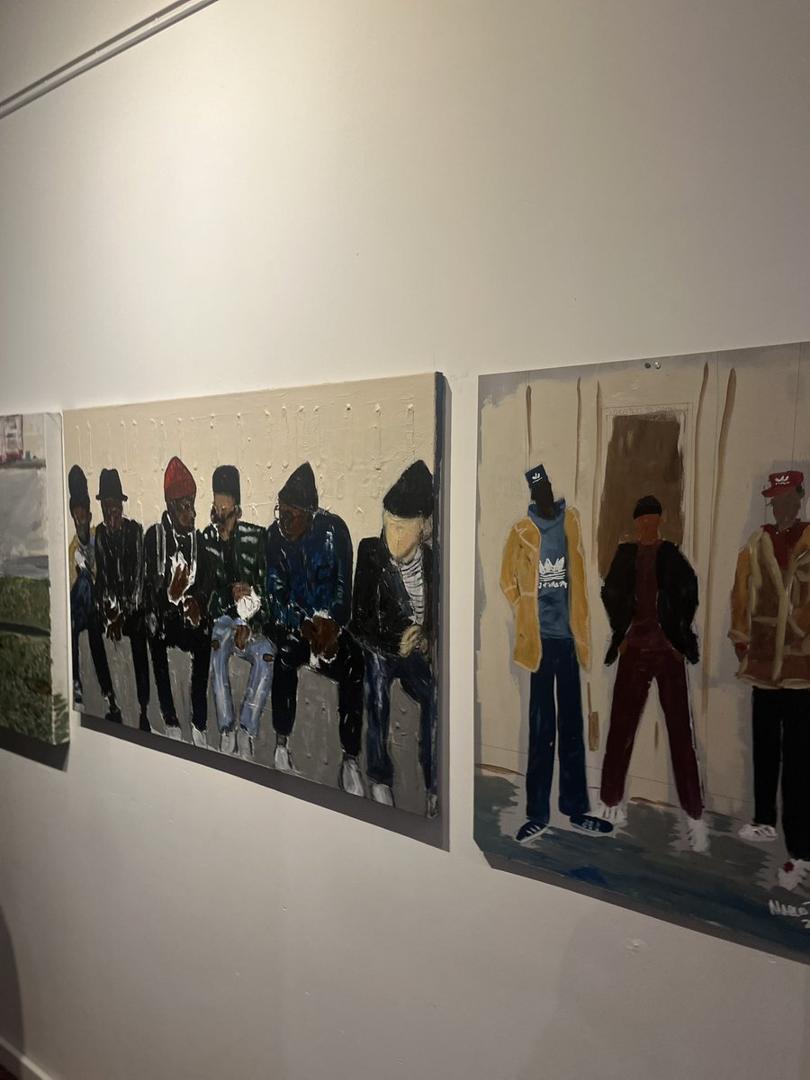 MarikaJeanty's tweet photo. My Brother’s keeper: joint exhibition @marcustroy &amp; @BennyBing https://t.co/a97MilfvDP