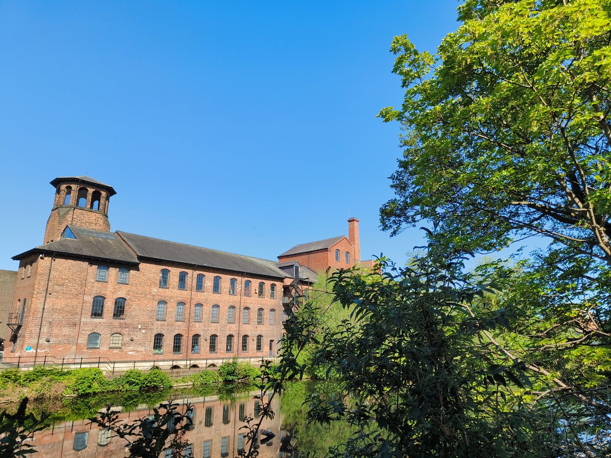 The UK Museum of Making under a perfect blue sky this morning.