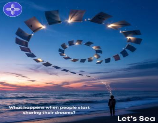 PeacePrincipal's tweet photo. Once upon a beach, a book lay open on the sands of time…
On one page, Yesterday a young girl curiously tracing the globe, surrounded by stars, symbols of dreams formed in the past.#DreamStoryLive #LetsSea #CleanOceans #FamilyMoments #SustainableFuture #OceanInspired #VisualStory https://t.co/kbpYRHY5Ka