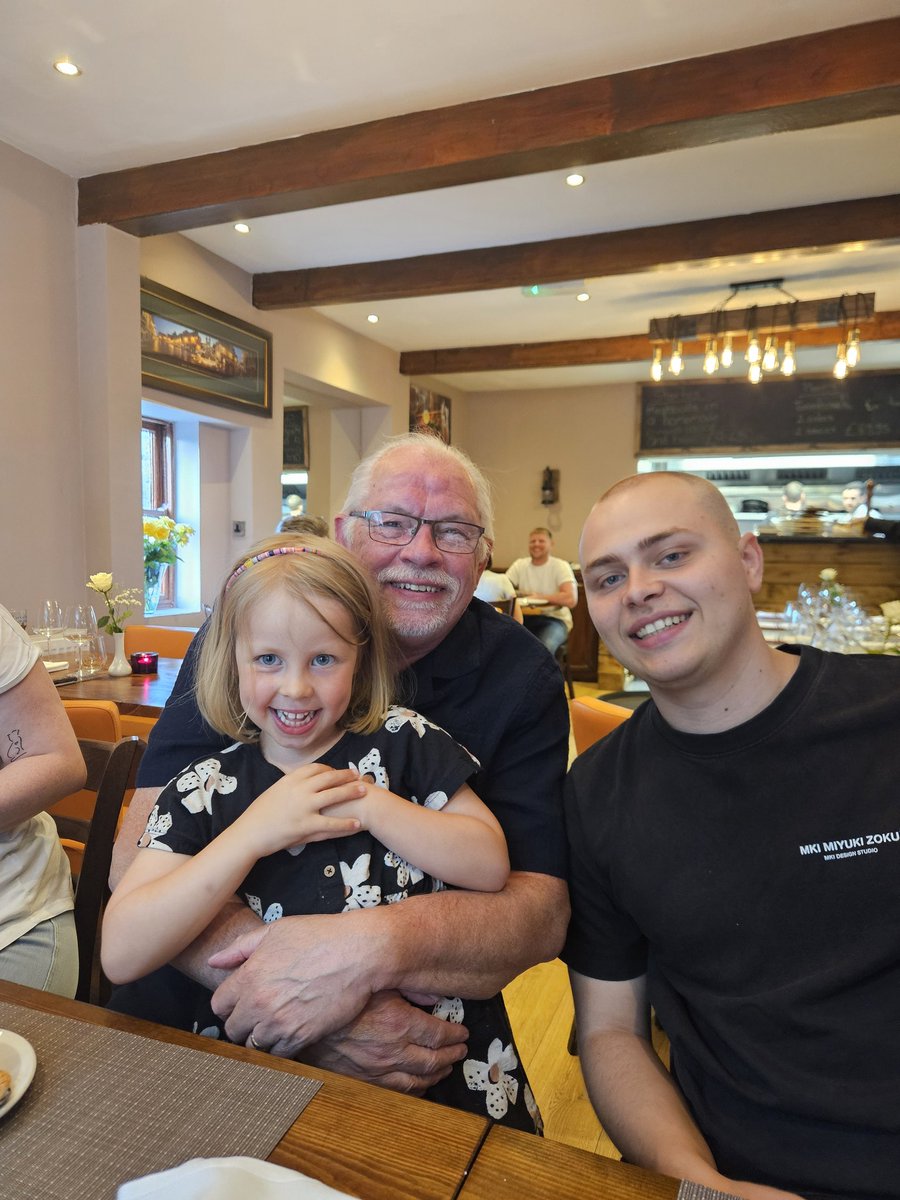 Belting night at Steakland Glossop for the old man's 70th birthday meal 🩵. 
Alarm set for 05.30 🚉⚽️🩵🏟🍻