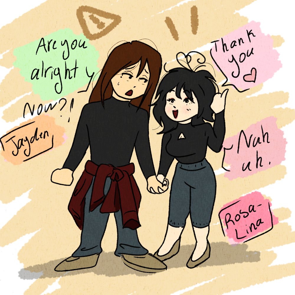 Callmemary01's tweet image. From the recent Animation i made .

Them 🫰🏻💕
#ocs #myart