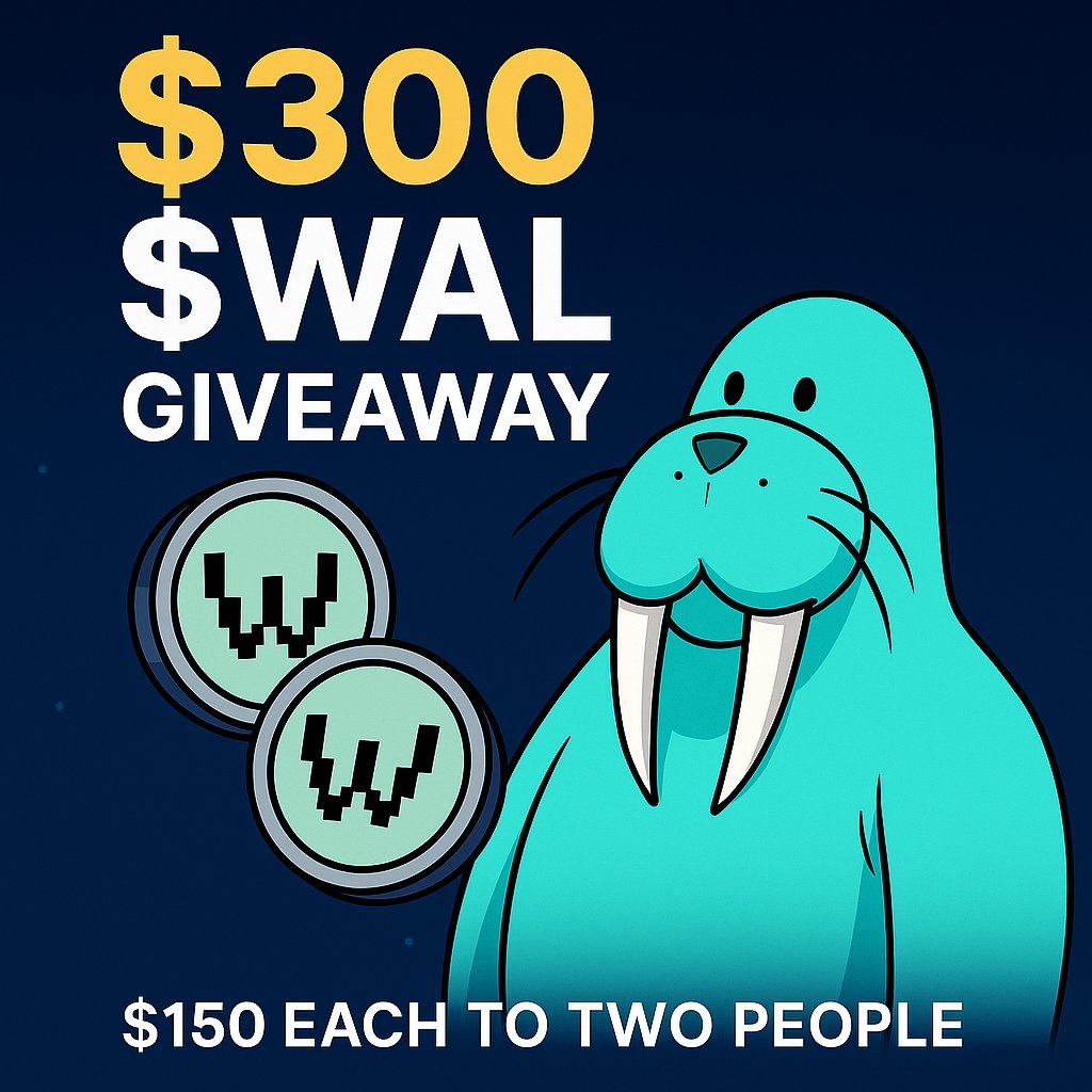 Walzy.sui 🦭 (@walzydotsui) on Twitter photo 300 in $WAL giveaway 🎯
Two lucky winners get $150 each!
To enter:
- Follow me + <a href="/DeeCryptoo/">Dee Cryptooo</a> turn on notifs 🔔
- Like & Retweet
- Tag 3 friends
Winner will be announced in 48 hours ⏰
Let’s spread the Walrus vibes!
#GIVEAWAY 300 in $WAL giveaway 🎯
Two lucky winners get $150 each!
To enter:
- Follow me + <a href="/DeeCryptoo/">Dee Cryptooo</a> turn on notifs 🔔
- Like & Retweet
- Tag 3 friends
Winner will be announced in 48 hours ⏰
Let’s spread the Walrus vibes!
#GIVEAWAY