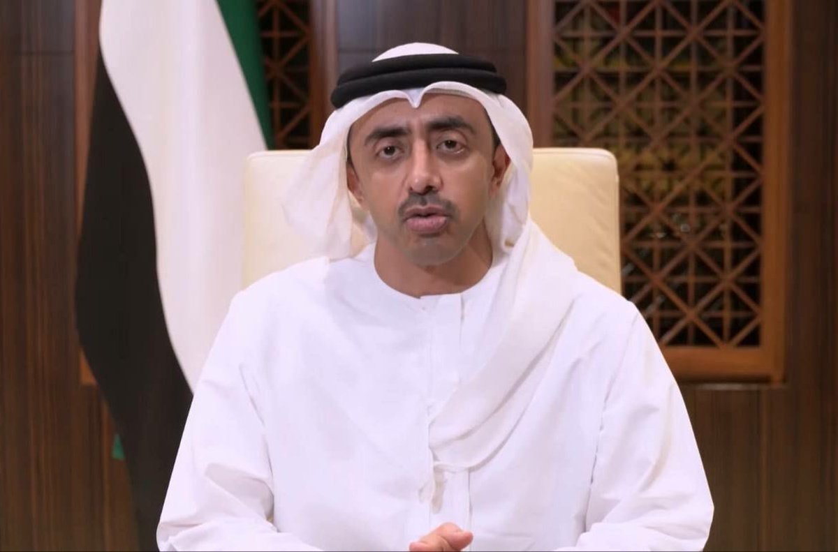🚨 Breaking — UAE 🇦🇪 Foreign Minister Abdullah bin Zayed: 

“For the war to end, H×mas must release the hostages and leave Gaza.”