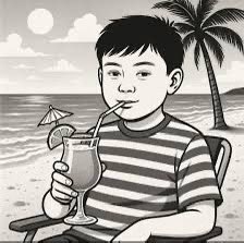 Mr_PhillipsHT's tweet image. Chen living it up in Antigua with a mocktail on a 4 year vacation 🌴🏝️☀️🇦🇬