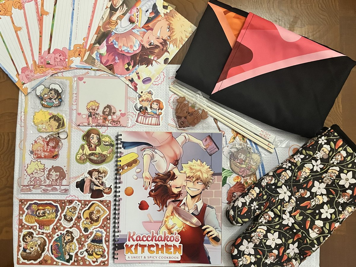 meant to share these wayyyy earlier, but this one of my fave duos everrrr, i just had to hop onto this!! such an awesome project, got to work with so many talented people, and everything turned out sooo magnificent 💗 <a href="/KacchakoKitchen/">Kacchako’s Kitchen 🍥🍡 COMPLETED</a>