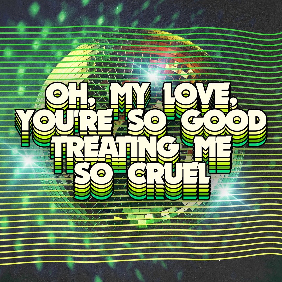 BeeGees's tweet image. Just a few lines we’ve been humming from "Jive Talkin’." What’s your favorite lyric? 🎶