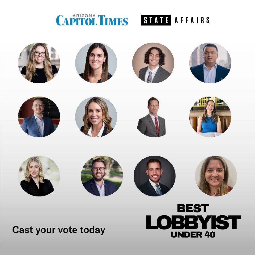 Meet your nominees for Best Lobbyist and Best Lobbyist under 40! 

Cast your vote for your favorites for Best of the Capitol Now!

azcapitoltimes.com/news/2025/05/1…