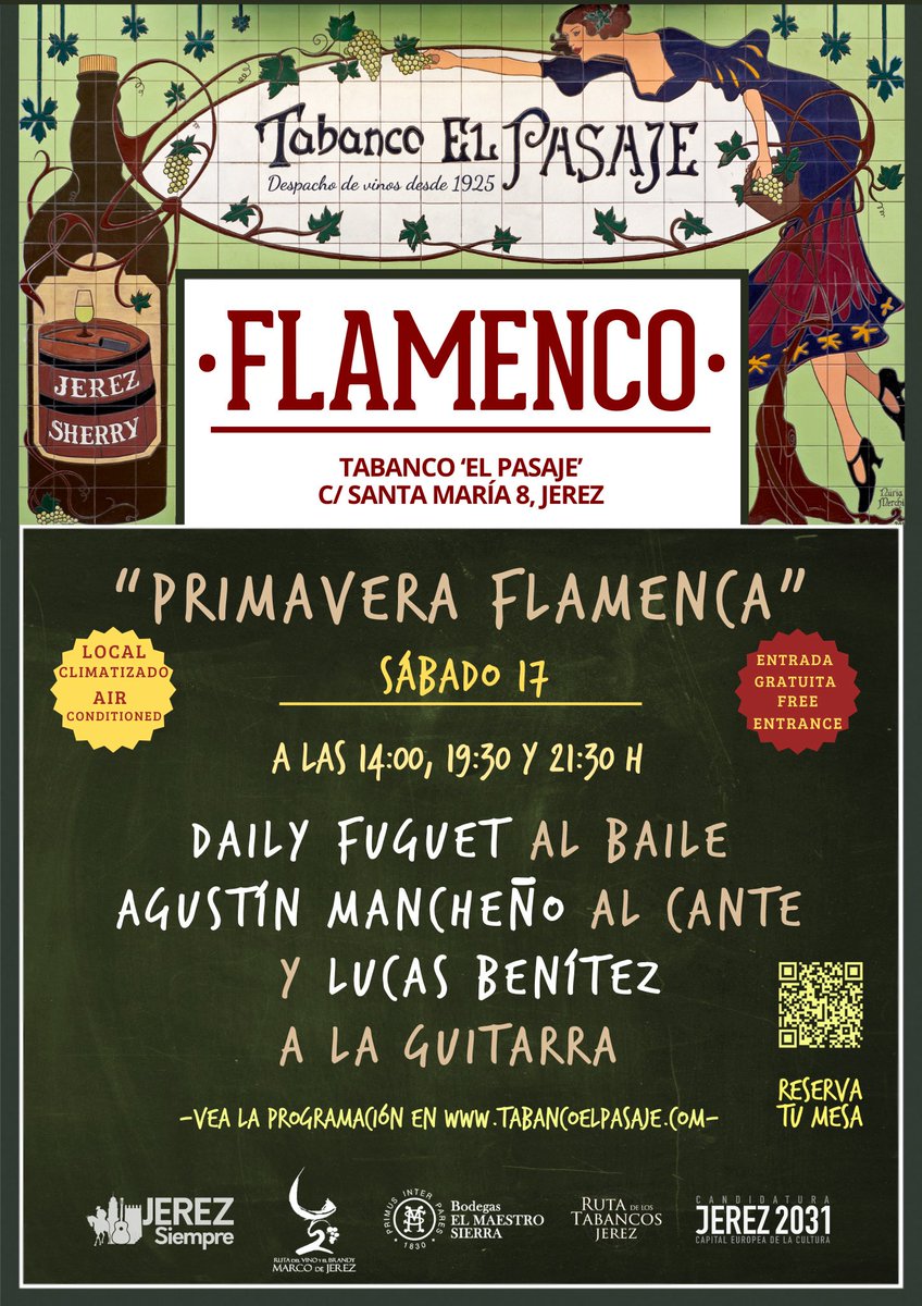 Tabanco El Pasaje -Vinos y Flamenco en Jerez- tweet media