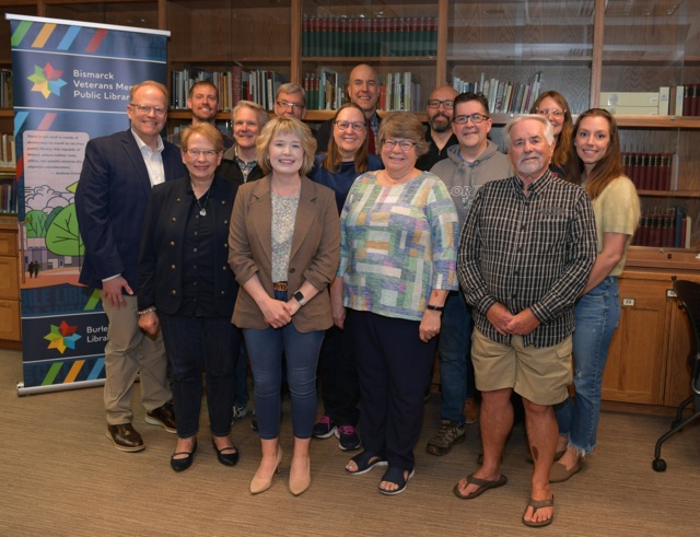 Honored to receive the Pearce Business Award from the Bismarck Library Foundation!  #MDUResources has supported the Bismarck Veterans Memorial Public Library with grants for renovations, the Teen Center, and a new Bookmobile. We’re proud of our many years of support!  #Community