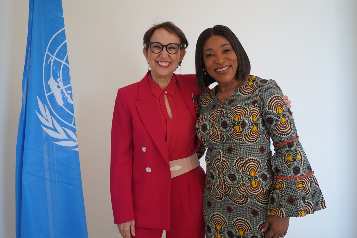 Shirley Ayorkor Botchwey (@sgcommonwealth) on Twitter photo Wonderful to meet with <a href="/RGrynspan/">Rebeca Grynspan</a>, <a href="/UNCTAD/">UN Trade and Development</a> SG, on the eve of #37CHMM.
With debt repayments outpacing spending on health and education in many countries, we explored a global trade system that works for all & the importance of trade and development for the #Commonwealth. Wonderful to meet with <a href="/RGrynspan/">Rebeca Grynspan</a>, <a href="/UNCTAD/">UN Trade and Development</a> SG, on the eve of #37CHMM.
With debt repayments outpacing spending on health and education in many countries, we explored a global trade system that works for all & the importance of trade and development for the #Commonwealth.